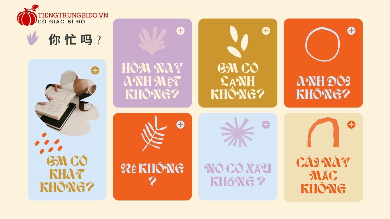 bài tập câu hỏi chữ 吗