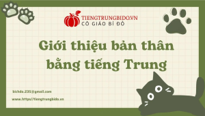 giới thiệu bản thân bằng tiếng trung