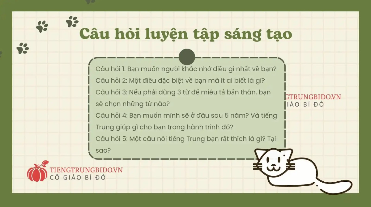giới thiệu bản thân bằng tiếng trung 