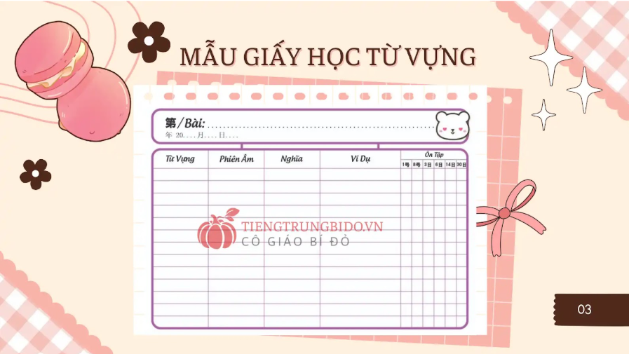 phương pháp học từ vựng hsk4