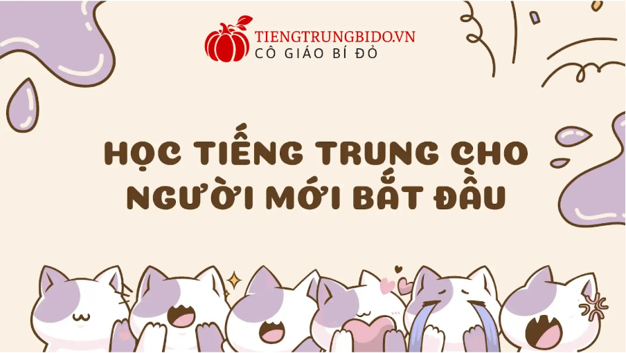 học tiếng trung cho người mới bắt đầu bài 1