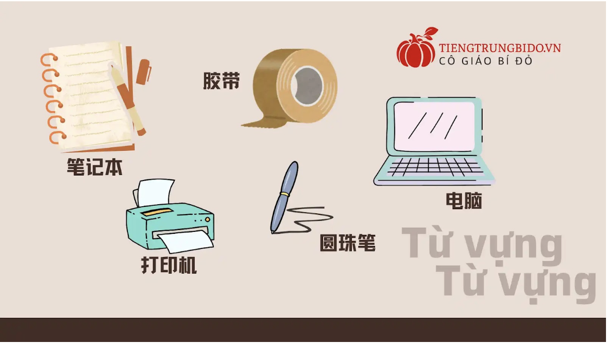 tiếng trung văn phòng dễ học dễ nhớ