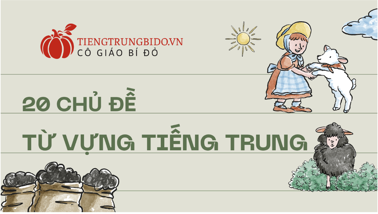 từ vựng tiếng trung theo chủ đề dễ học dễ nhớ 