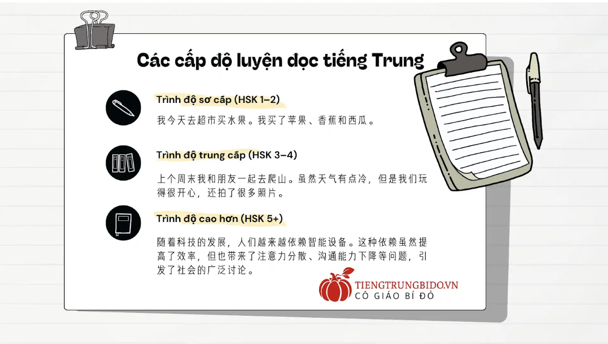 luyện đọc tiếng trung có pinyin pdf