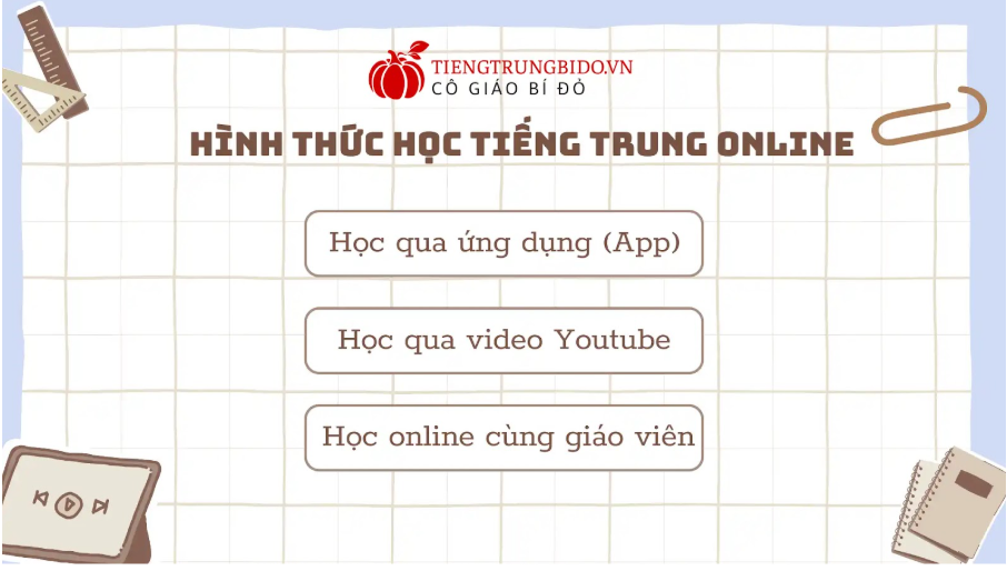 học tiếng trung online miễn phí qua video