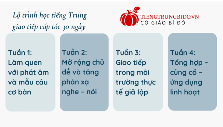 học tiếng trung cấp tốc để đi làm 