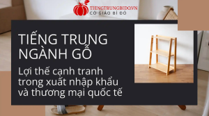 từ vựng tiếng trung ngành gỗ